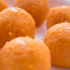 Motichoor Ladoo A picture of Motichoor Ladoo.