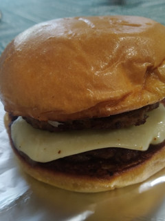 Una foto de Hamburguesa casera