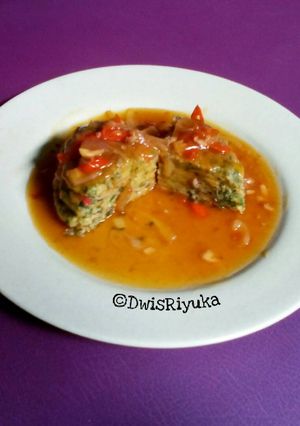 Foto resep Pan-Egg (Pancake Telur) Siram Saus Tiram