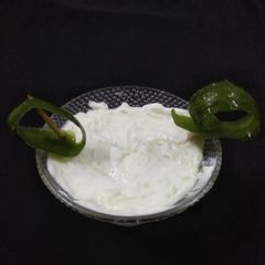A picture of Cucumber raita.