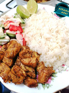 عکسی از دستور کته مرغ کاری الهام پز