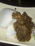 Miyan busashen yakuwa da tuwon shinkafa