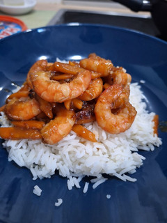 A picture of Shrimp with Soy Sauce.
