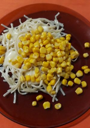 Una foto de Fideos humita