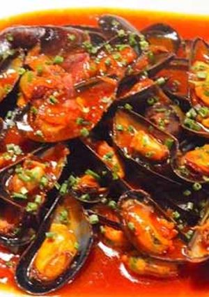 Foto resep Seafood tumis kerang saos pedas