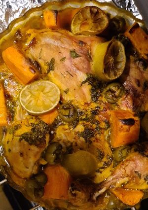 A picture of Chermoula Chicken Tagine.