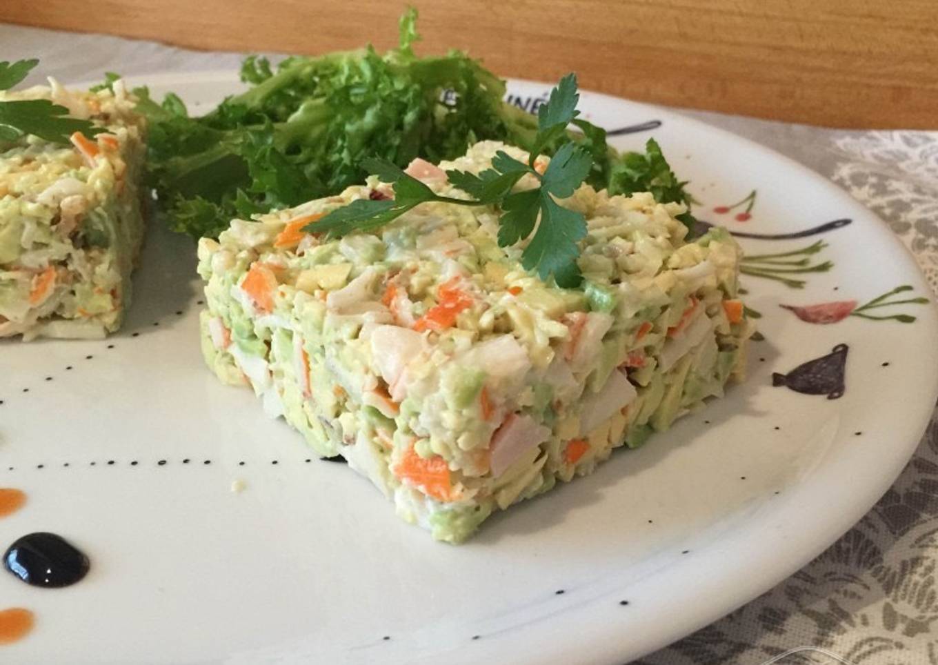 Tartar de aguacate y palitos