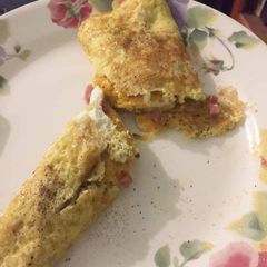 A picture of Vegetable omelette.