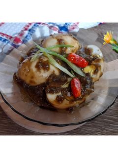 Foto resep Telur Petis Jawa Timur (Lauk Pendamping Lontong Sayur)