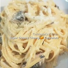 A picture of Super Creamy Cheesy Carbonara.