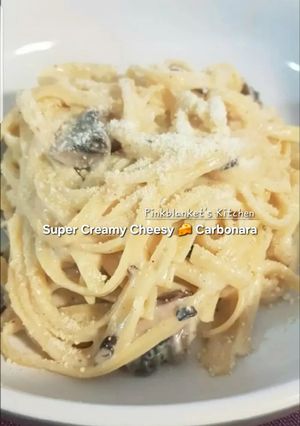 A picture of Super Creamy Cheesy Carbonara.