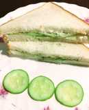 Mayo Cucumber Sandwich