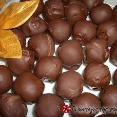A picture of Tangerine truffles.
