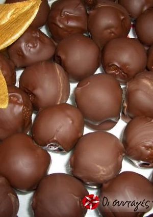 A picture of Tangerine truffles.