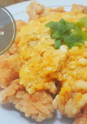 Foto resep Ayam Goreng Saus Telur Asin