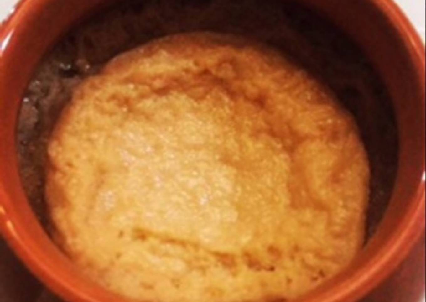 Baked yogurt with jaggery