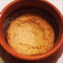 Baked yogurt with jaggery A picture of Baked yogurt with jaggery.