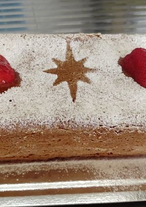 Una foto de Budín de frutilla y frutos secos (en licuadora)