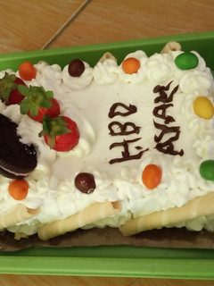 Foto resep Kue ultah sederhana (base cake bolu) Happycall