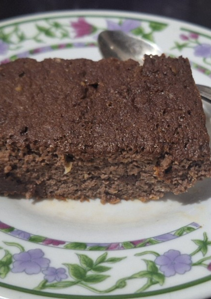 Una foto de Budín proteico de Manzana y Cacao! (sin harina, ni azúcar)