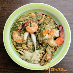 Seafood okro A picture of Seafood okro.
