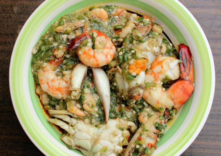 Seafood okro Recipe by Faatimah Omotola - Cookpad