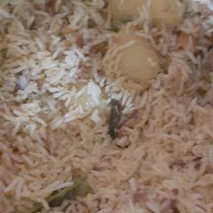 A picture of Aloo ka pulao.