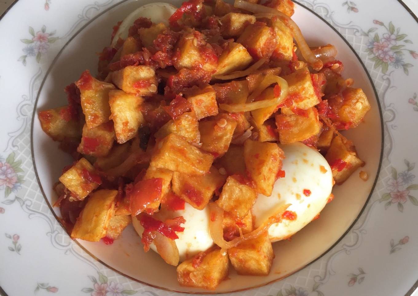 Resep Balado Kentang Telur, Sempurna
