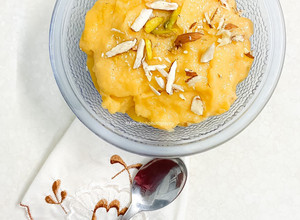 A picture of Watermelon Rind Halwa.