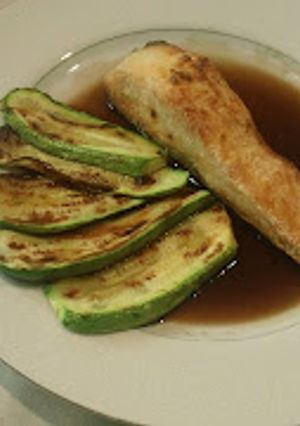 Una foto de Salmón Teriyaki