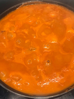 Una foto de Bonito del norte con tomate