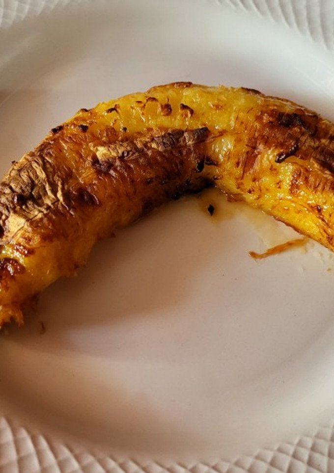 Una foto de Plátano frito freidora de aire