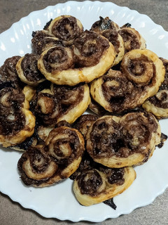 Una foto de Palmeritas de chocolate caseras