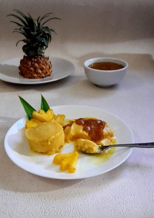Foto resep Tonas Puding (Tofu Nanas)