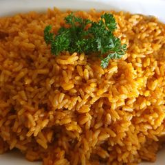 A picture of Simple Oven Cooked Nigerian Jollof Rice.