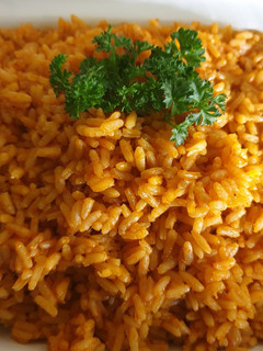 A picture of Simple Oven Cooked Nigerian Jollof Rice.