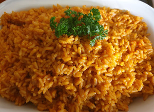 A picture of Simple Oven Cooked Nigerian Jollof Rice.