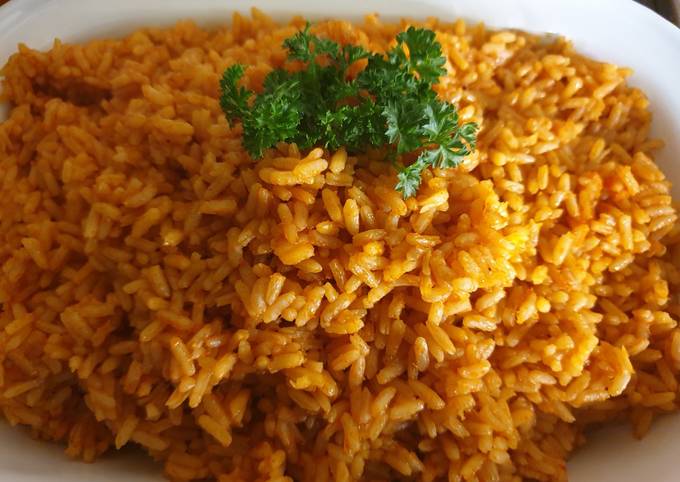 Simple Oven Cooked Nigerian Jollof Rice