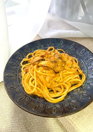 Gambar Tomato Cream Pasta