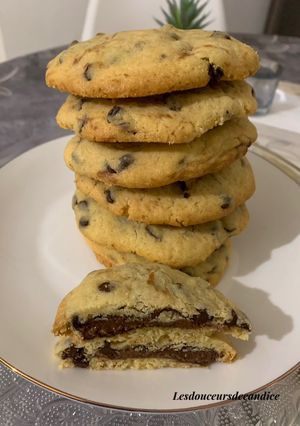 Une photo de Cookies fourrés au nutella