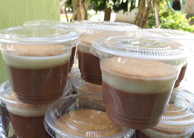 Resep Silky puding milo marie regal with fla homade yang Bikin Ngiler