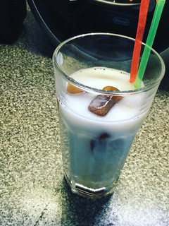 Eiskaffee mit Mandelmilch Rezepthauptbild