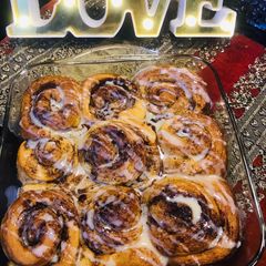 A picture of Cinnamon rolls.
