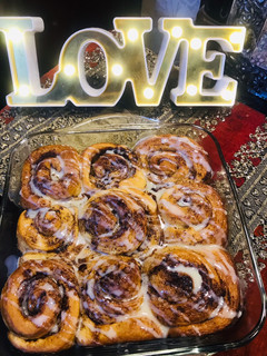 A picture of Cinnamon rolls.