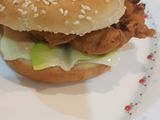 برجر الدجاج المقلي 🍔