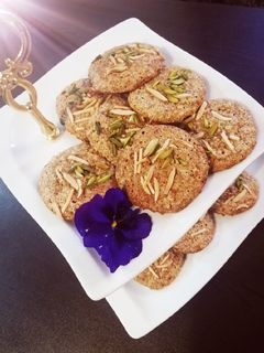 عکسی از دستور قرابیه بادام 🌺