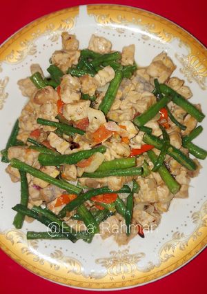 Foto resep Tumis Tempe Kacang Panjang