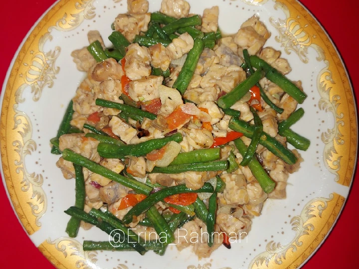 Cara Mudah Menyiapkan Resep Tumis Tempe Kacang Panjang yang Enak Banget Anti Ribet, Lezat