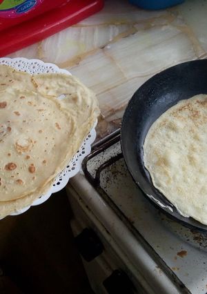 Una foto de Masa para panqueques
