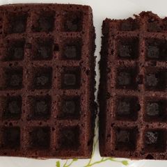 Chocolate waffle A picture of Chocolate waffle.
